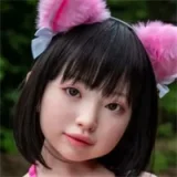 J-cute AGB38 未陽ヘッド 128cm 平ら 口開閉機能付き 天真爛漫短髪丸顔可愛い低身長ラブドール LL団 フルシリコン製