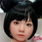 J-cute AGB38 未陽ヘッド 128cm 平ら 口開閉機能付き 天真爛漫短髪丸顔可愛い低身長ラブドール LL団 フルシリコン製