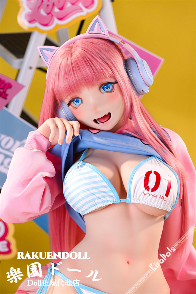 Kiradols #KH001 梅川庫子ヘッド 160cm Gカップ オーラル可能青春的ピンク髪美少女アダルト人形 宣伝写真はフルシリコン製
