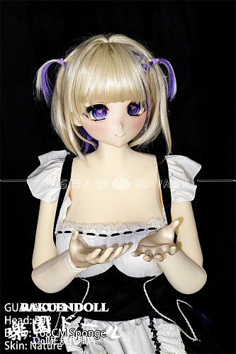 【8月3日まで10%OFF！】Guava doll F02ヘッド 168cm Gカップ  柔らかいアニメ顔メイドさんダッチワイフ 超軽量スポンジ製ボディ 宣材写真はビニール製ヘッド+スポンジ製ボディ