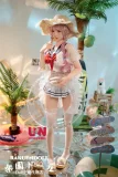 Uneedoll 朧月ヘッド ③メイク 155cm Cカップ セーラー風の水着アダルト ドール リアル皮膚付きボディ フルシリコン製 ROS機能付き
