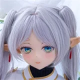 Aotume Doll #133ヘッド 155cm Fカップ 葬送のフリーレン フェルン 可愛い幻想的ロングヘア魔法使い美少女アニメ風コスプレラブドール 宣材写真はフルTPE製 ヘッド及びボディー材質選択可能