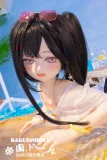 sexdoll 紫色の瞳と優しい笑顔の美少女ドール フェイスアップ