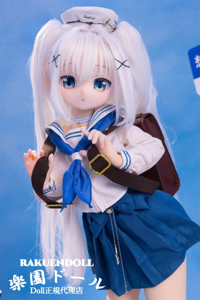 MW Girl(魔物姫) 小枝ヘッド 85cm バスト中 白髪ツインテールラブドール シリコン製ボディ 宣材写真と同じ衣装も付属