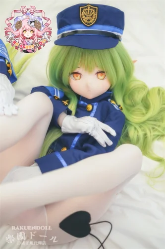 羊角社Croissant Doll 橘ヒカリヘッド 141cm AAカップ コスプレ エルフ耳 アニメラブドール 宣材写真のは手描きメイク ビニール製ヘッド+S-TPE製ボディ