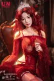 Uneedoll 朧月 158cm普乳 深紅のロングヘアの姫君 ラブドール