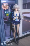 正面白髪美少女155㎝羊角社 アニメラブド ル