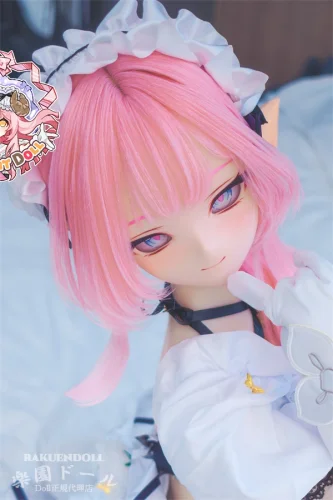 羊角社Croissant Doll 爱莉ヘッド 155cm（P）バスト大  エルフ耳(飾り) メイド服アニメドール 宣材写真は手描きメイク ゲームラブドール ビニール製ヘッド+S-TPE製ボディ
