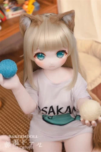 JSL DOLL 小豆粉ヘッド 120cm AAカップ きなこちゃんコスプレアニメドール 宣材写真はPVCヘッド+TPE製ボディ 猫耳ラブドール 宣伝写真通りの衣装が付属