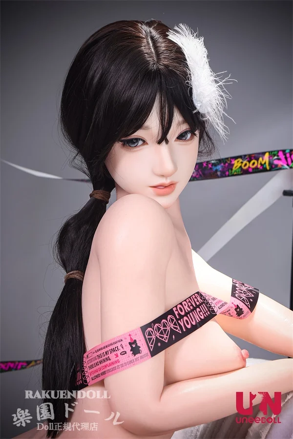 Uneedoll 昭阳ヘッド ①メイク 165cm Eカップ 黒髪ロング 妖艶系 リアルドール 宣伝写真はカスタマイズ眼球 リアル皮膚付きボディ フルシリコン製