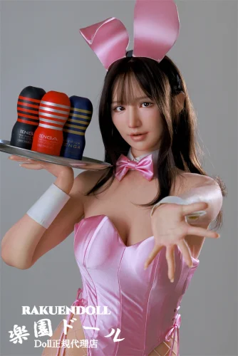 Top-sinodoll 【TYPEグラビア】 T50 米心ヘッド 149cm Eカップ グラドル体型バニーガール リアルドール 宣材写真はアートワークメイク フルシリコン製