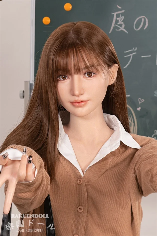 Top-sinodoll 【TYPEグラビア】 T50 米心ヘッド 149cm Eカップ JK制服風 清楚系女子 リアルドール 宣材写真はアートワークメイク フルシリコン製