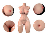 Erovenus Infinityシリーズ INF039 Hot Kitty Aria 82cm Gカップ AV女優型取り再現 トルソーリアルドール フルシリコン製
