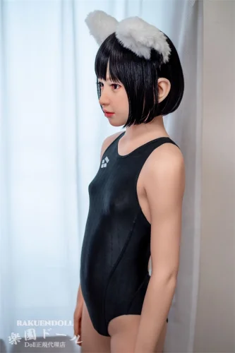 Jcutedoll AGD26 夏美ヘッド メイク② 137cm AAカップ 競泳水着 黒髪美少女系 ラブドール フルシリコン製 ROS機能付き