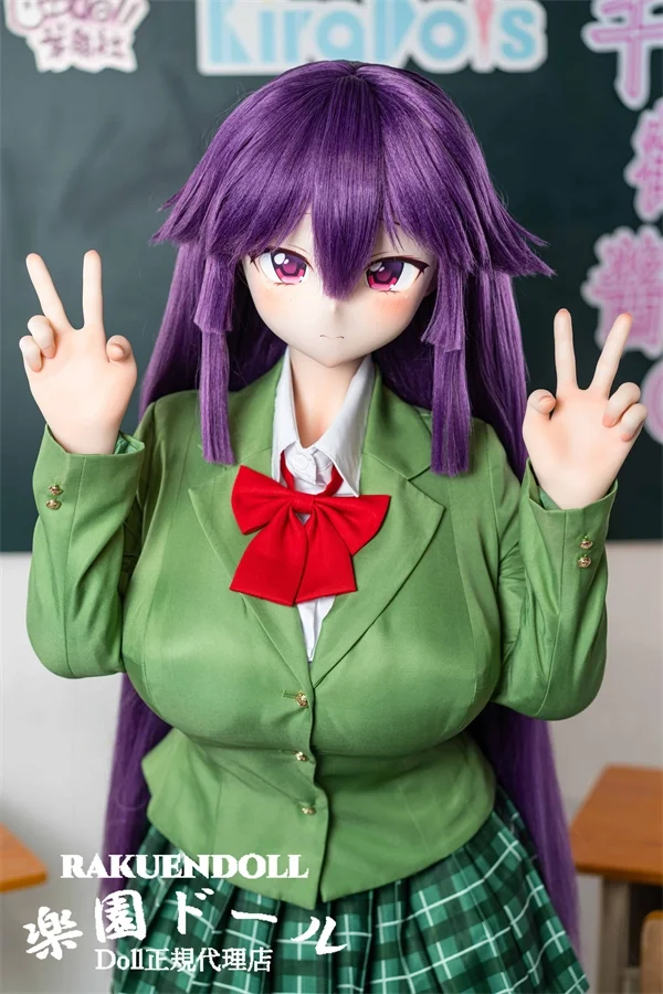 羊角社×Kiradols 千鶴ヘッド 150cm Nカップ 二次元風 椎名千鶴 リアルドール 宣伝写真はPVCヘッド＆シリコンボディ
