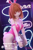 淫靡的 可愛い ウサギ耳飾り 156cm real doll