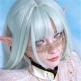 FUdoll 秋影ヘッド 157cm Iカップ 瞑り目 幻想的な美少女 リアルドール フルシリコン製 口開閉機能選択可能