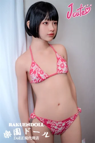 Jcute 遥（はるか）ヘッド 144cm Aカップ 短髪妹系 ビキニ 貧乳 ラブドール シームレス仕様 口開閉機能付き フルシリコン製