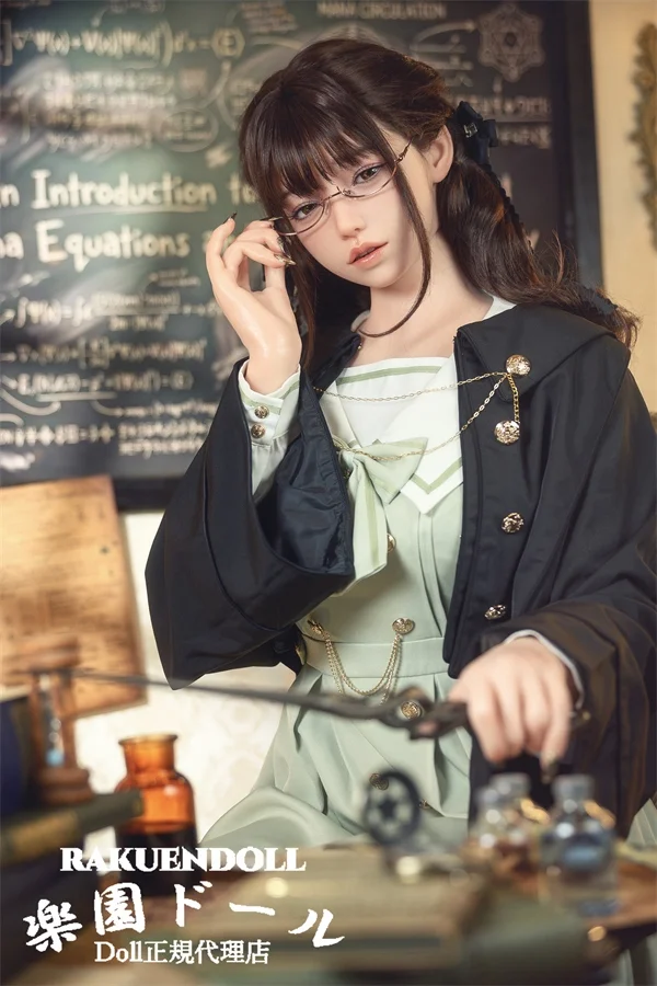 TOP-CYDOLL Noaヘッド 162cm Eカップ 魔法使い 眼鏡美人 ラブドール 宣材写真は植髪・ROSヘッド フルシリコン製 日本撮影