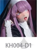 Kiradols #KH003 紬ヘッド 150cm Aカップ 銀髪細身 貧乳 二次元風 リアルドール 宣伝写真はフルシリコン製