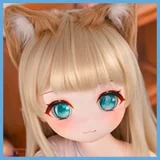JSL DOLL 小伊ヘッド 120cm AAカップ 可愛い 和風妹系 リアルドール 宣材写真はPVCヘッド+TPE製ボディ