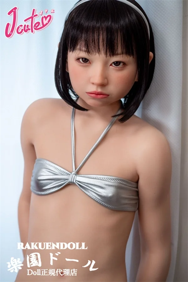 Jcute AGD32 萊(らい)ヘッド 149cm バスト平 色気 短髪妹系 リアルドール 宣材写真はフルシリコン製＆ROS機能付き