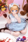 大きな瞳 金髪 二次元風 瑶禾ヘッド ラブドール