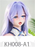 Kiradols #KH001 梅川庫子ヘッド 155cm Bカップ オーラル可能 愛らしい アニメリアルドール 宣伝写真はフルシリコン製
