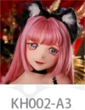Kiradols #KH001 梅川庫子ヘッド 155cm Bカップ オーラル可能 愛らしい アニメリアルドール 宣伝写真はフルシリコン製