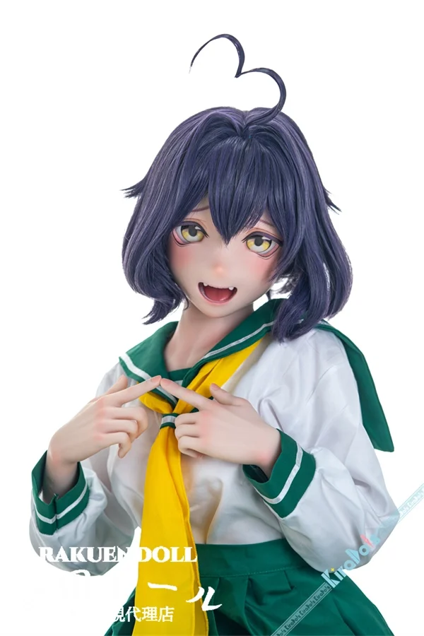 Kiradols #KH001 梅川庫子ヘッド 155cm Bカップ オーラル可能 愛らしい アニメリアルドール 宣伝写真はフルシリコン製