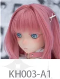Kiradols #KH001 梅川庫子ヘッド 155cm Bカップ オーラル可能 愛らしい アニメリアルドール 宣伝写真はフルシリコン製