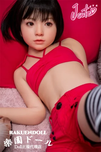 J-cute AGB38 未陽ヘッド 124cm バスト平 スリム体型 妹系 ラブドール 宣材写真のはフルシリコン製