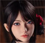 Jiusheng doll #109-B wanwanヘッド 153cm Dカップ 可憐なメガネ美人 ラブドール フルシリコン製 宣材写真はros機能付き