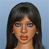 Real lady 168cm Gカップ R5ヘッド 癒しと色気を兼ね備えた大人のラブドール 超リアルな肌の質感 有名モデルの型取り 高級 エレガント シリコン製リアルドール 塗装加工あり 眉毛と睫毛植毛加工あり