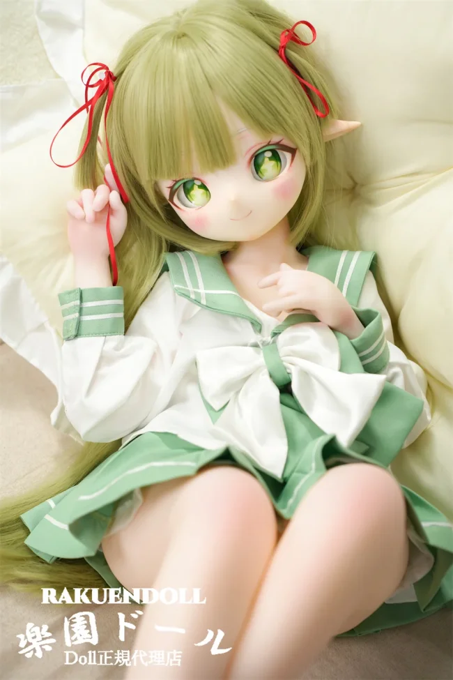 【11体限定！！】Mozudoll 小草1.0ヘッド 1/2ドール エルフ耳 癒し アニメラブドール ソフトビニール製頭部 TPE製ボディ 宣材写真と同じ制服も付属