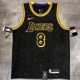 NBA Laker's crew neck black serpentine with 8 chips in front and 24 in back 1:1 Quality