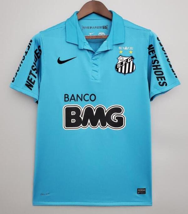 2012-2013 Retro Santos Blue 1:1 Quality Soccer Jersey