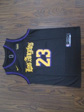 NBA New Laker Latin 23 James Black 1:1 Quality