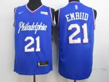NBA 20 new 76ers 21 embid blue 1:1 Quality