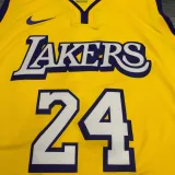 NBA Laker's Retro yellow v-leader Sucheng city version 24 Kobe with chip 1:1 Quality