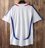 2006 France Away White Fans 1:1 Quality Retro Soccer Jersey
