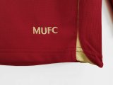 2006-2007 Manchester United Home Long sleeve 1:1 Quality Retro Soccer Jersey