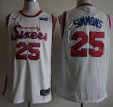 NBA 76ers 25 white 1:1 Quality
