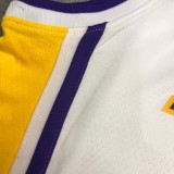 NBA Laker retro white V-collar 23 James with chip 1:1 Quality