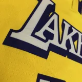 NBA Laker's Retro yellow v-leader Sucheng city version 24 Kobe with chip 1:1 Quality
