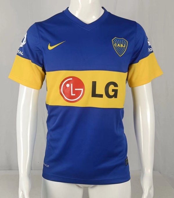 2011-2012 Boca Home Fans Retro Soccer Jersey