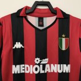 1988/1989 AC Milan Home Retro Soccer Jersey