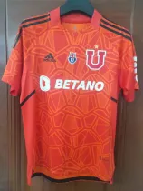 22/23 Universidad de Chile GoalKeeper Yellow Fans 1:1 Quality Soccer Jersey