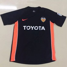 2006 Valencia Away Black 1:1 Quality Retro Soccer Jersey
