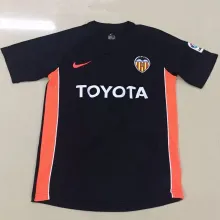 2006 Valencia Away Black 1:1 Quality Retro Soccer Jersey